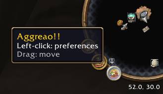 The minimap button