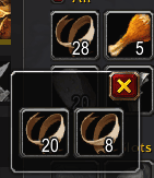 A merged stack expanded into its real stacks